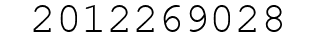Number 2012269028.