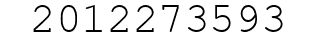Number 2012273593.
