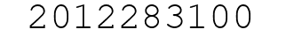 Number 2012283100.