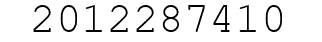Number 2012287410.