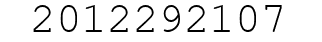 Number 2012292107.