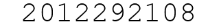 Number 2012292108.