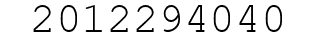 Number 2012294040.