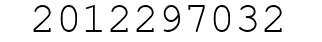 Number 2012297032.