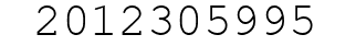 Number 2012305995.