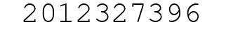 Number 2012327396.