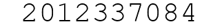 Number 2012337084.
