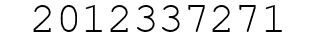 Number 2012337271.