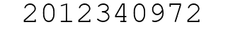 Number 2012340972.