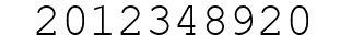 Number 2012348920.