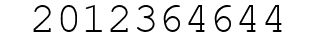 Number 2012364644.
