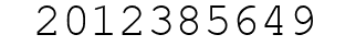 Number 2012385649.