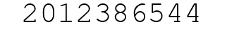 Number 2012386544.