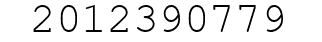 Number 2012390779.