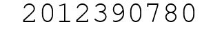 Number 2012390780.