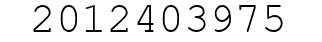 Number 2012403975.