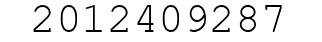 Number 2012409287.