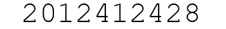 Number 2012412428.