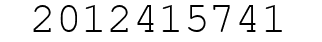Number 2012415741.