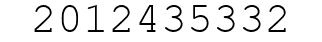 Number 2012435332.