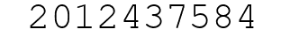 Number 2012437584.