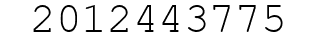 Number 2012443775.