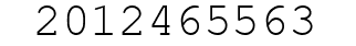 Number 2012465563.