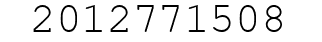 Number 2012771508.
