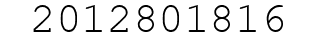 Number 2012801816.