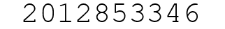Number 2012853346.