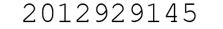 Number 2012929145.