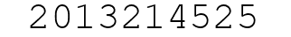 Number 2013214525.