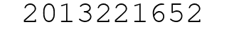 Number 2013221652.