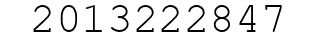 Number 2013222847.