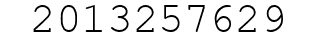 Number 2013257629.