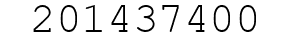 Number 201437400.