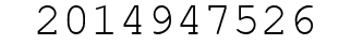 Number 2014947526.