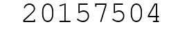 Number 20157504.
