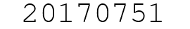 Number 20170751.