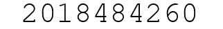 Number 2018484260.