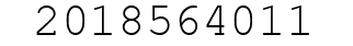 Number 2018564011.