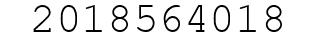 Number 2018564018.