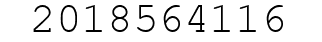 Number 2018564116.