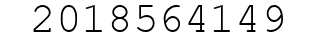 Number 2018564149.