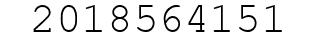 Number 2018564151.