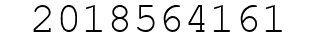 Number 2018564161.