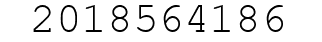 Number 2018564186.