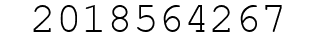 Number 2018564267.