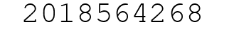 Number 2018564268.