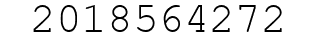 Number 2018564272.